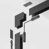 Угловой коннектор внутренний MAYTONI TRA004ICL-21B черный